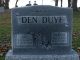 Headstone Arie den Duyf / Marigje (Corry) Potuit